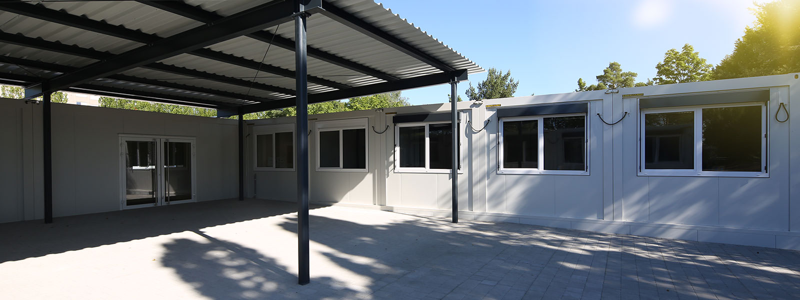 Neue Klassenzimmer in Systembauweise