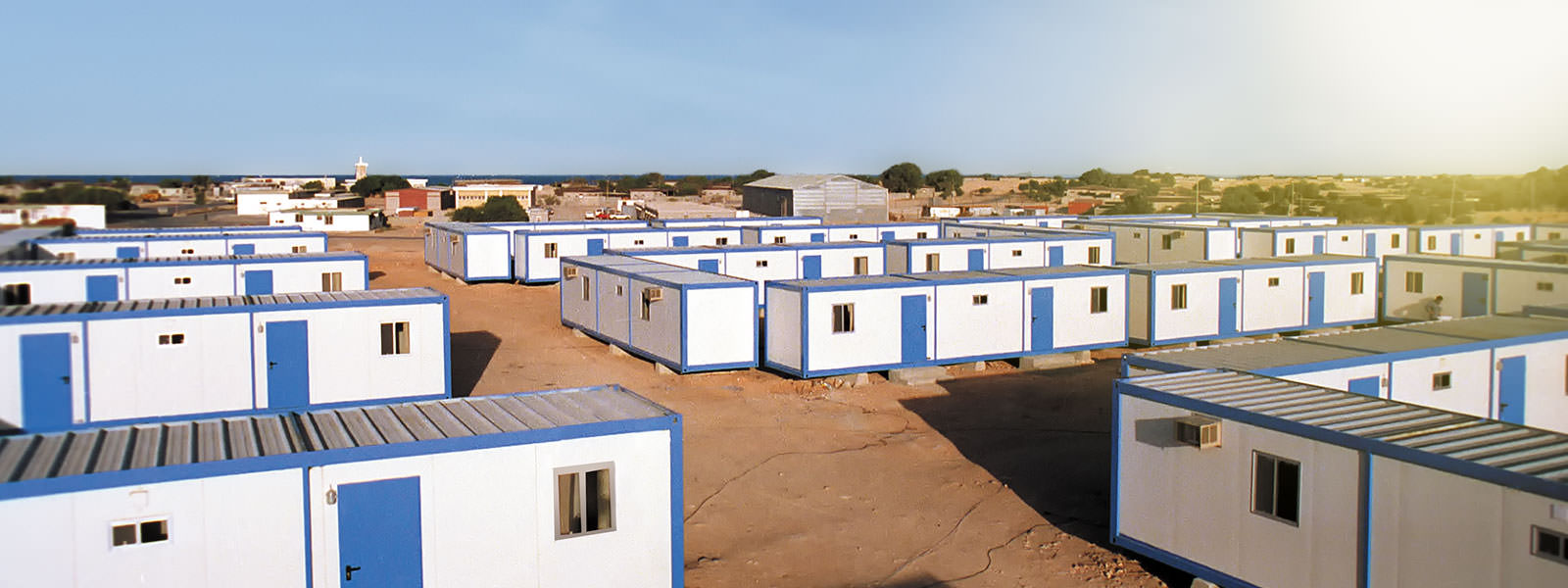 Mietcontainer und Raummodule als Baustellenwohnheim