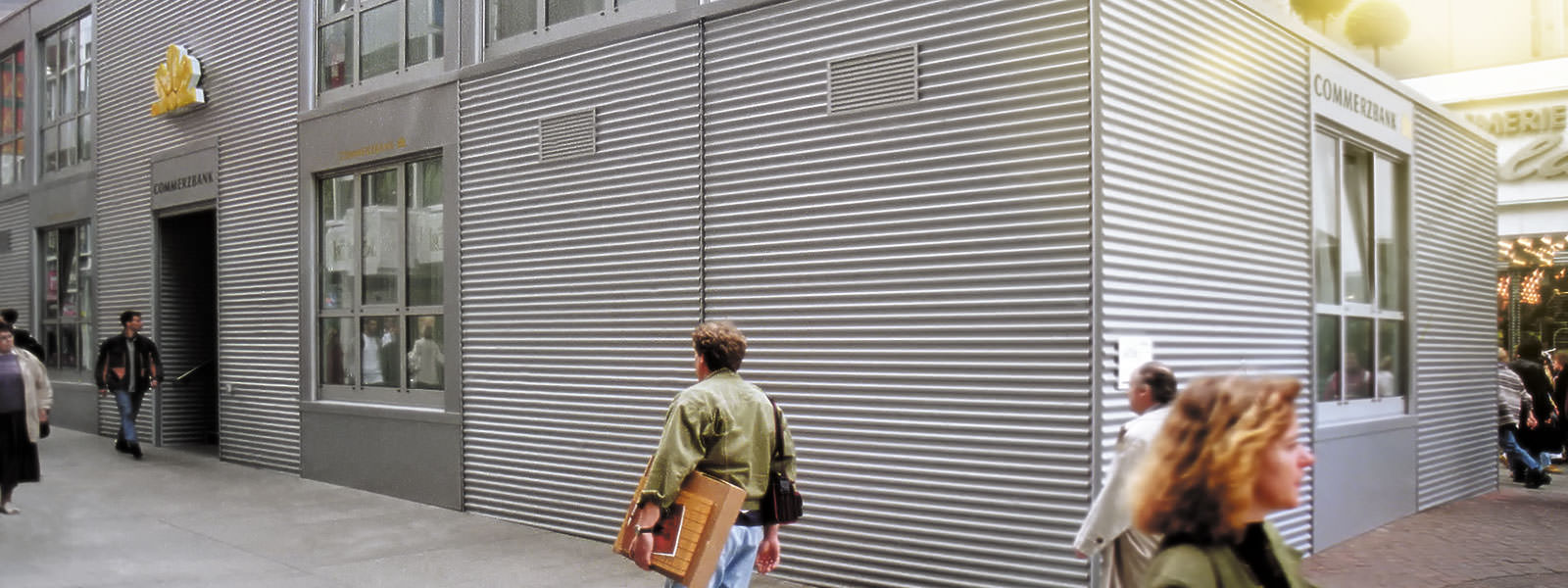 Containerbau Bankfiliale Commerzbank