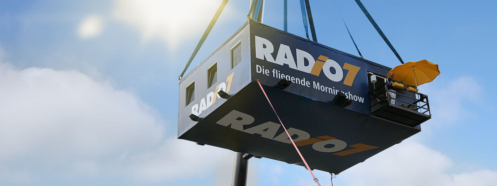 Mietcontainer als Eventgebaeude von Eberhardt