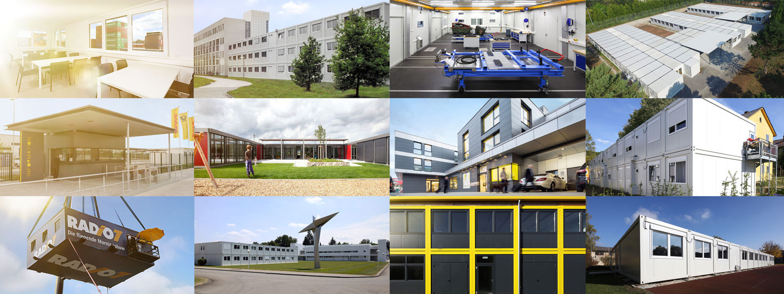 Containergebaeude und Bauprojekte in Systembauweise von EBERHARDT