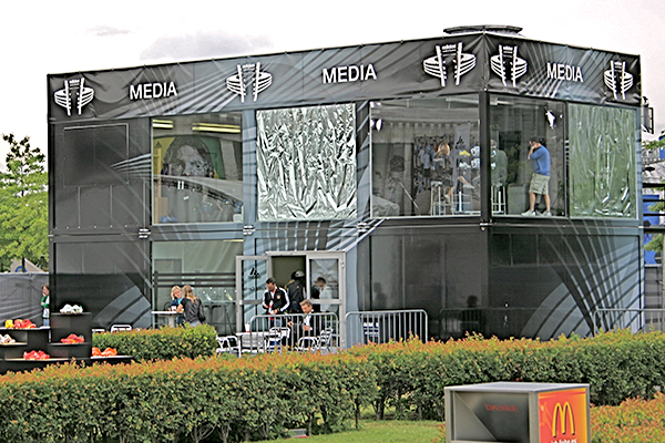 Bewirtungsstände und Showrooms Adidas, Berlin